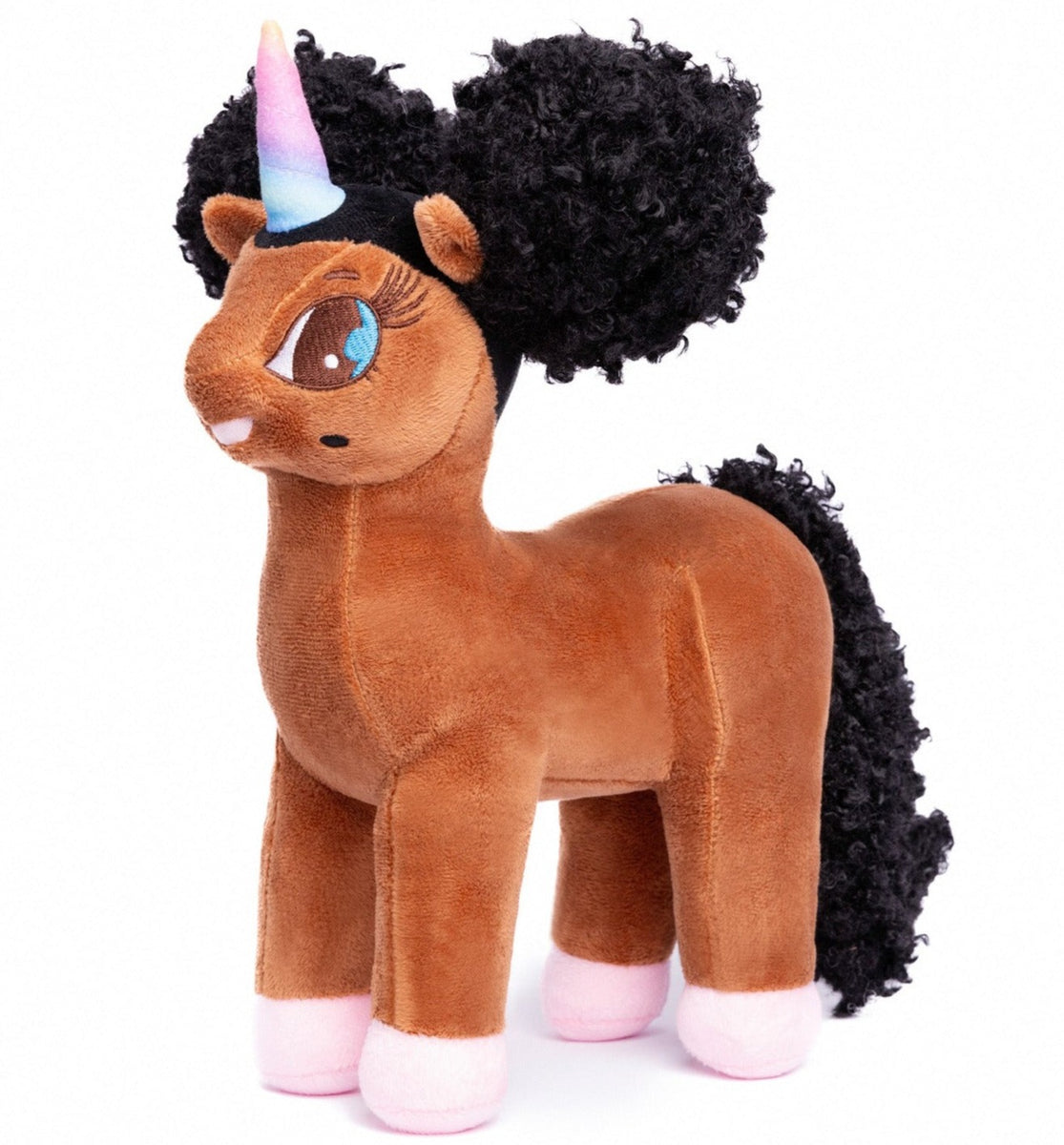 Black store unicorn plush