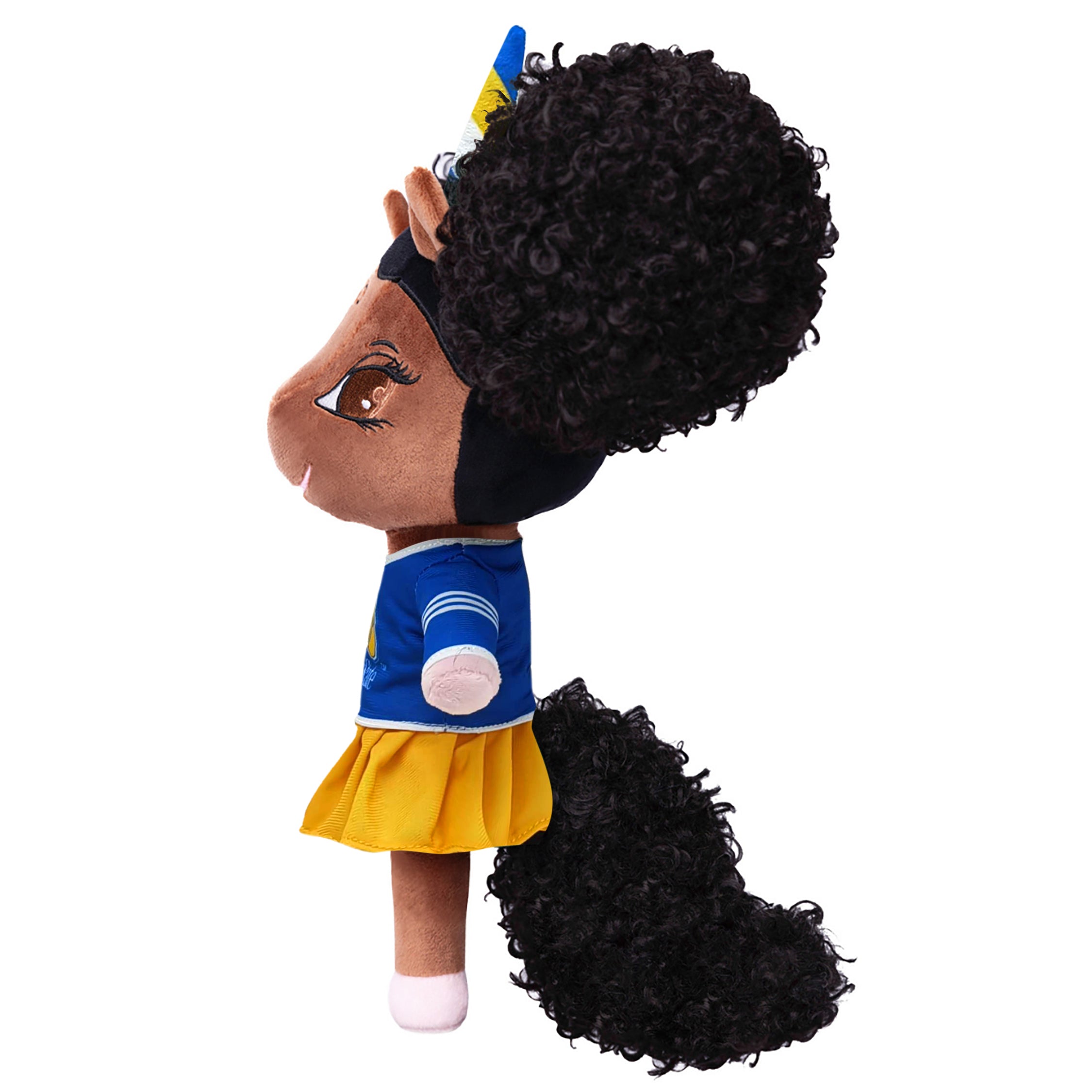 Albany State University Unicorn Doll with Afro Puffs - 14 inch