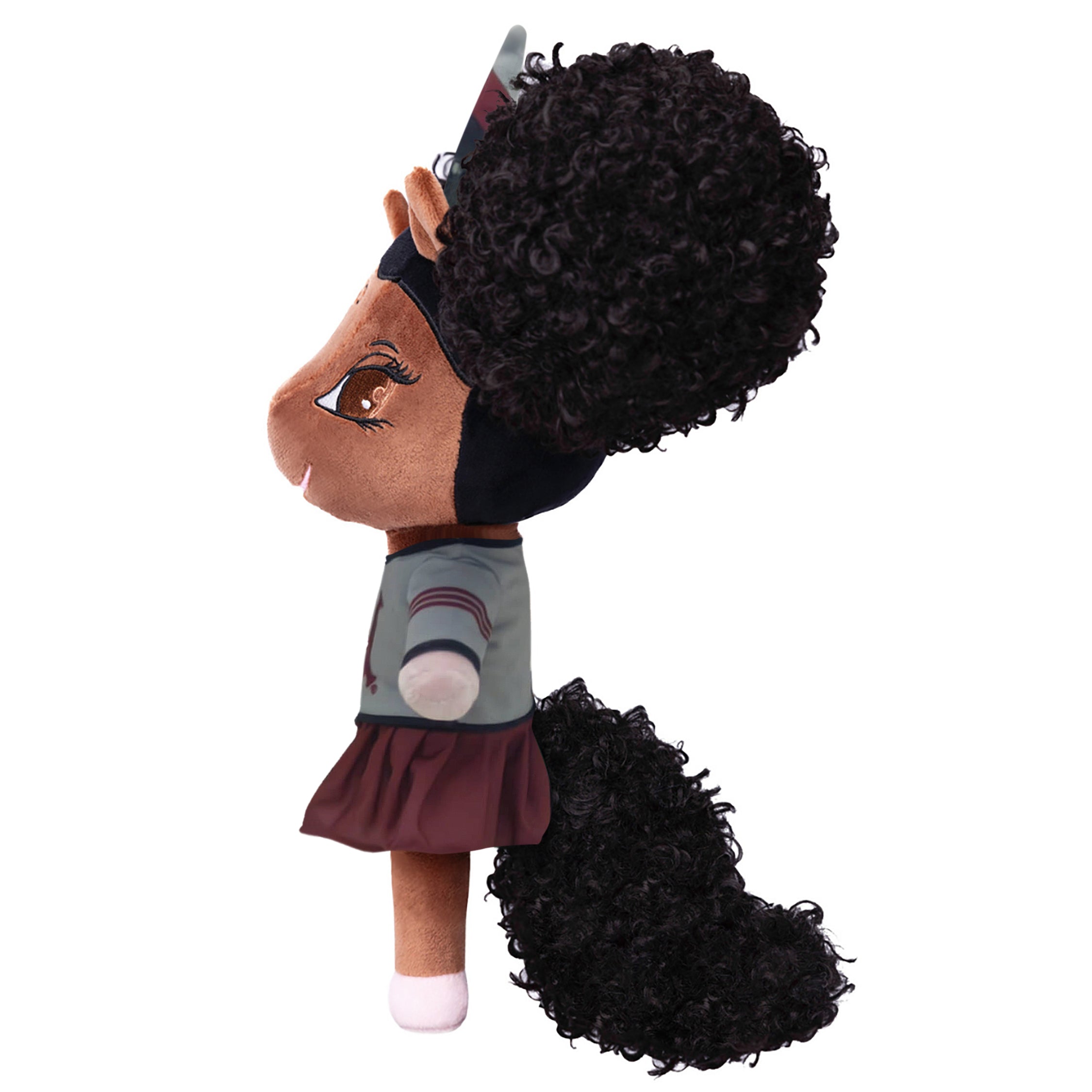 Alabama A&M University Unicorn Doll with Afro Puffs - 14 inch