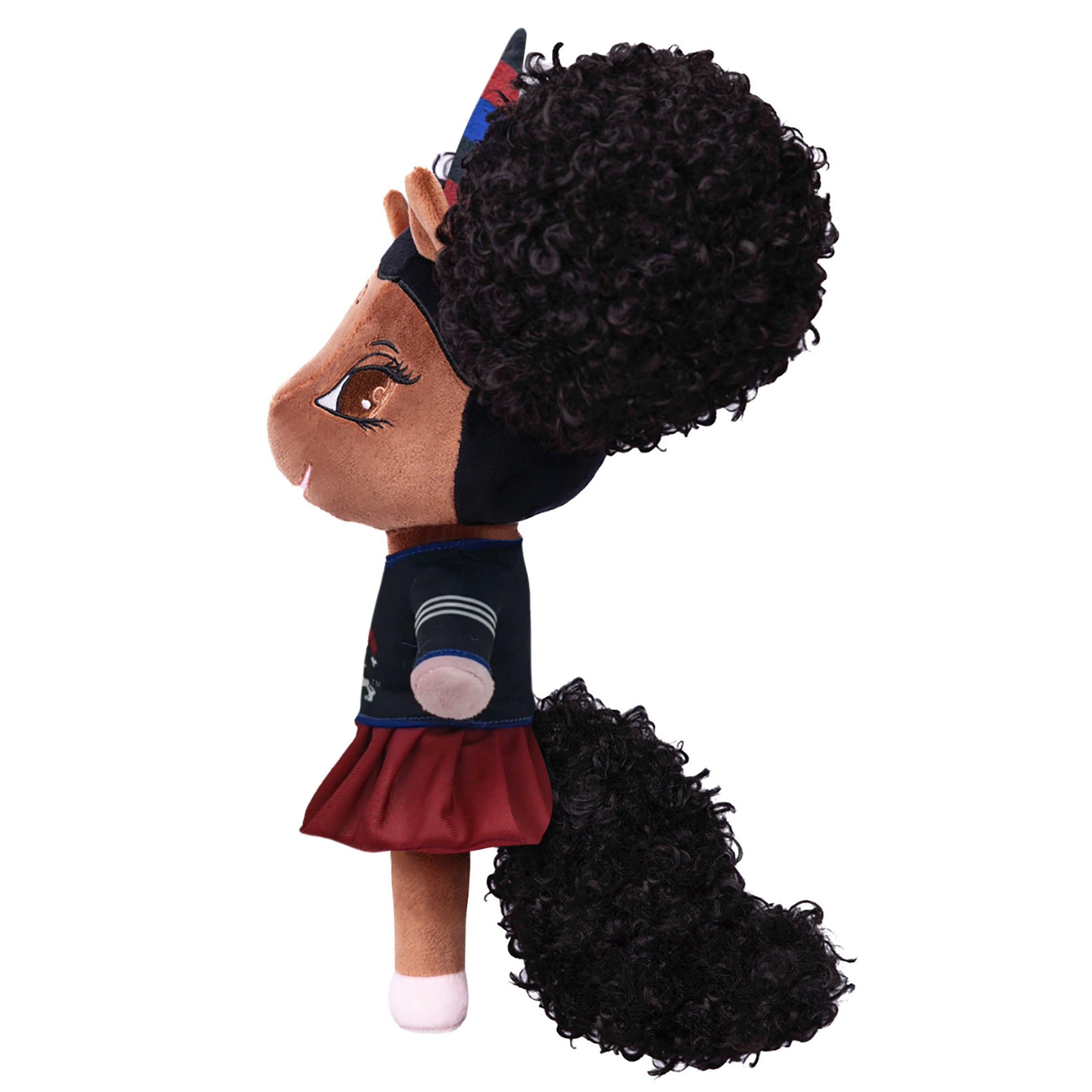 South Carolina State University Unicorn Doll with Afro Puffs - 14 inch