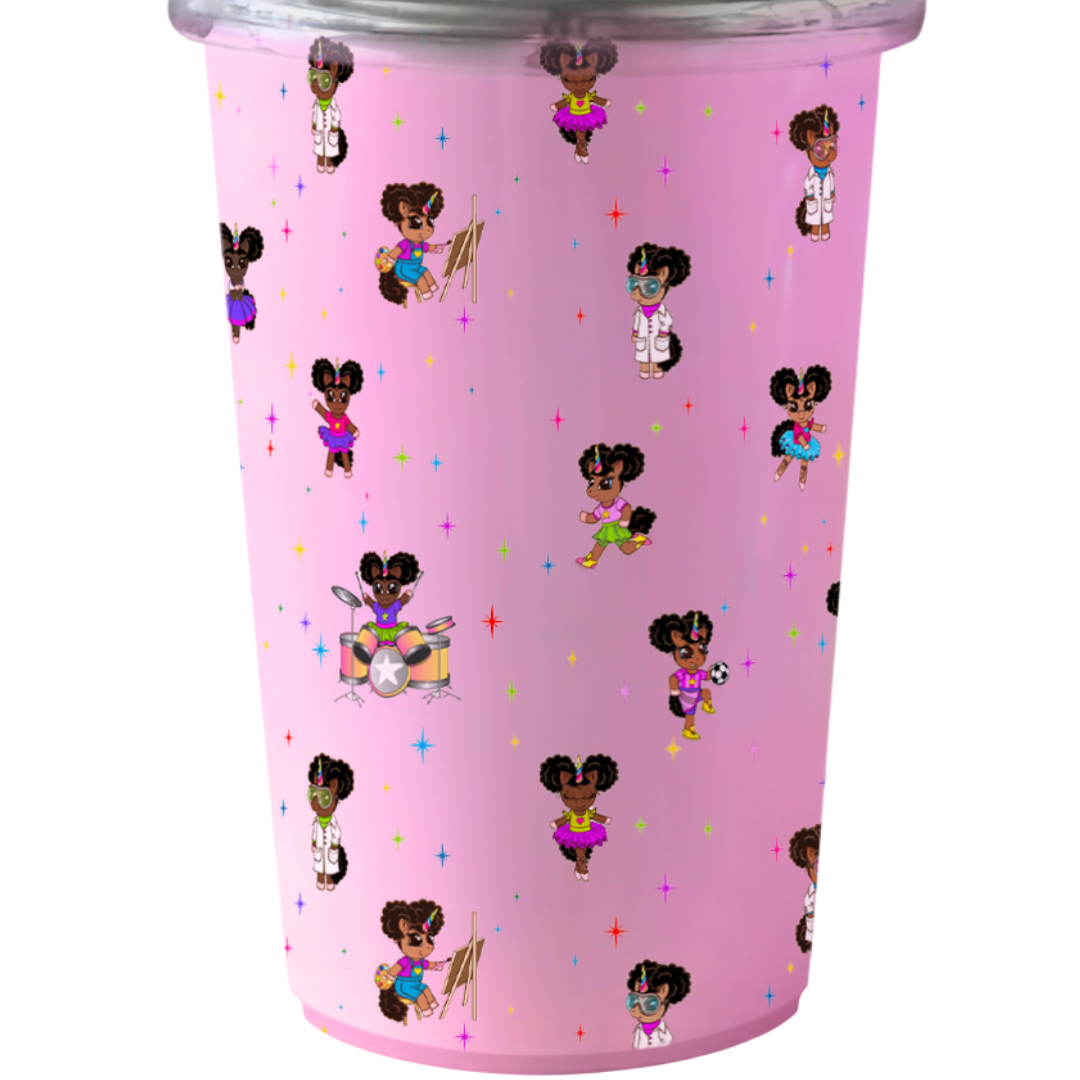 Today, I Want To Be...Tumbler Cup 15 oz. - Pink