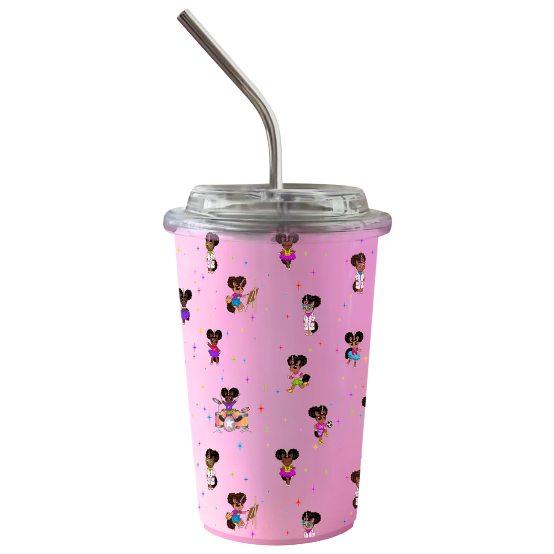 Today, I Want To Be...Tumbler Cup 15 oz. - Pink