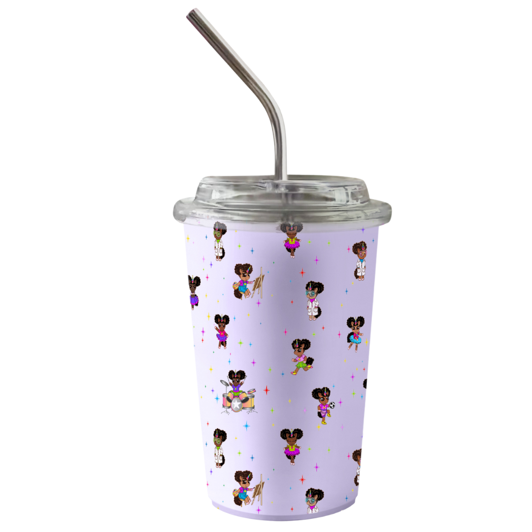 Today, I Want To Be...Tumbler Cup 15 oz. - Purple